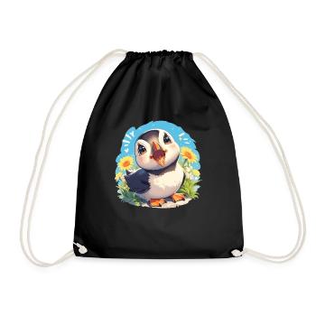 Macareux - Sac de sport léger - noir - Devant