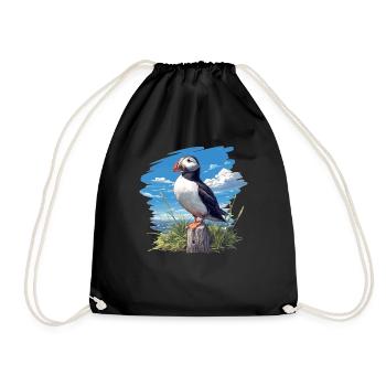 Macareux - Sac de sport léger - noir - Devant