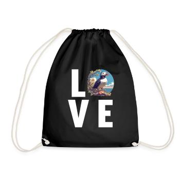 Macareux - Sac de sport léger - noir - Devant
