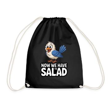 VOGEL MAINTENANT, NOUS AVONS LA SALADE - Sac de sport léger - noir - Devant