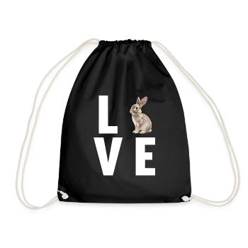 Lapin Lapin - Sac de sport léger - noir - Devant