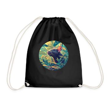 Rat Rat - Drawstring Bag - black - Front