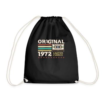 53ème Anniversaire Original Avril Millésime 1972 - Sac de sport léger - noir - Devant