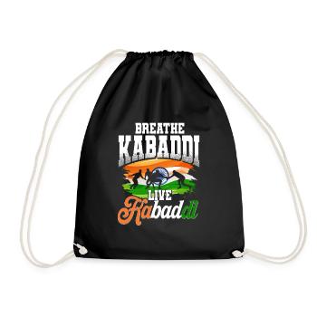 Kabaddi Inde Lutte - Sac de sport léger - noir - Devant