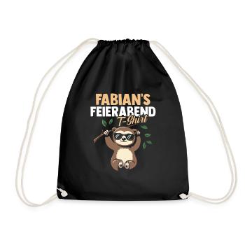 Paresseux Fabian - Sac de sport léger - noir - Devant