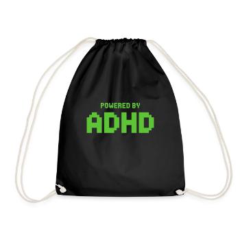 ADHS - Turnbeutel - Schwarz - Vorne