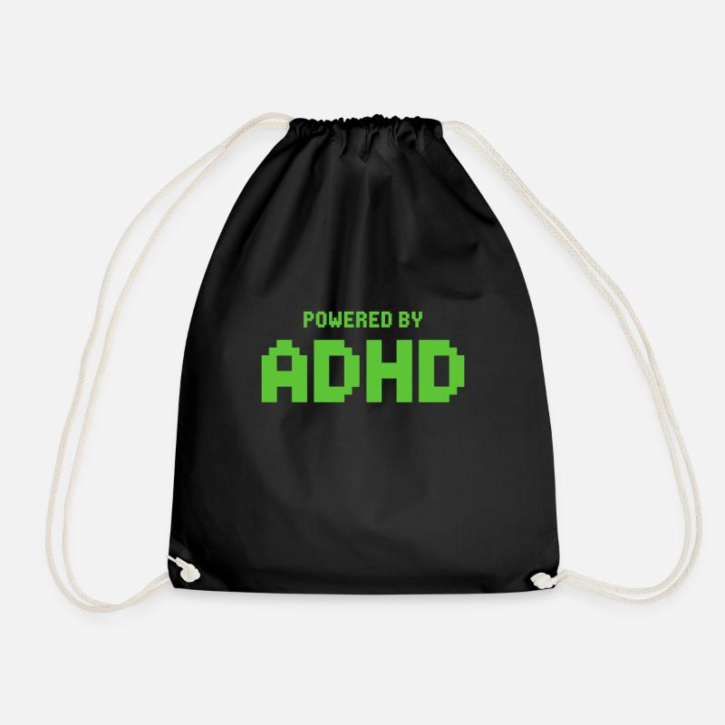 ADHS - Turnbeutel - Schwarz