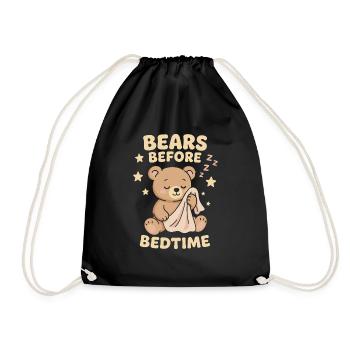 Emotional Support Crew Inner Child Healing - Drawstring Bag - black - Front