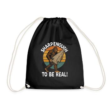 Flint Arrowheads Arrowhead Hunter Bigfoot - Drawstring Bag - black - Front