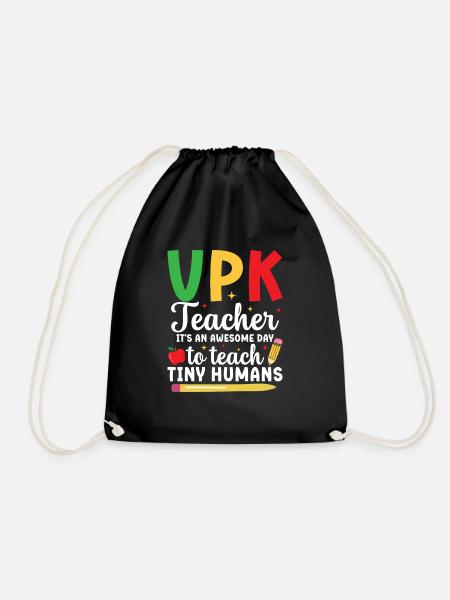 Vpk -lehrer Es Ist Ein Großartiger Tag, Um Mit - Turnbeutel - Schwarz