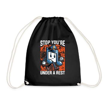 Music Teacher Stop You're Under Classical Music - Drawstring Bag - black - Front