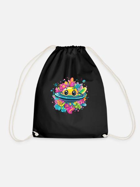 Douce aventure OVNI - Sac de sport léger - noir