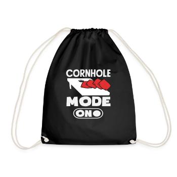 Mode joueur Cornhole activé - Sac de sport léger - noir - Devant
