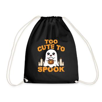 ZU SÜSS ZUM GRUSELN - HALLOWEEN-GESCHENK - Turnbeutel - Schwarz - Vorne