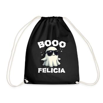 BOO FELICIA - HALLOWEEN GESCHENK - Turnbeutel - Schwarz - Vorne