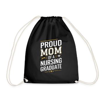 Fière maman de l’aidant - Sac de sport léger - noir - Devant
