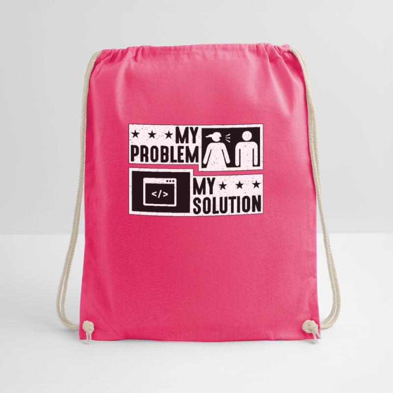 Online Coder My Problem My Pictogram Dad Developer Turnbeutel