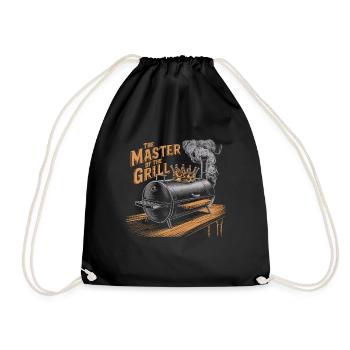 Roi du gril - Sac de sport léger - noir - Devant