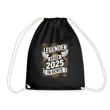 Les légendes prendront leur retraite en 2025 - Sac de sport léger - noir - Devant