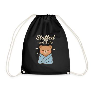 Emotional Support Crew Inner Child Healing - Drawstring Bag - black - Front