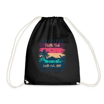 Maldives Beach Paradise - Sac de sport léger - noir - Devant