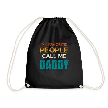 Mes proches m’appellent papa - Sac de sport léger - noir - Devant