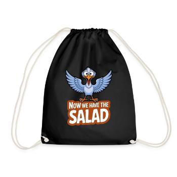 VOGEL MAINTENANT, NOUS AVONS LA SALADE - Sac de sport léger - noir - Devant