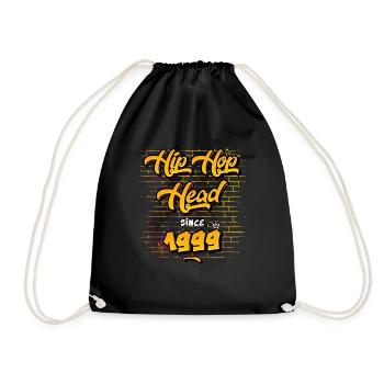 Hip-Hop Head Since 1999 - 26 Years of Street - Drawstring Bag - black - Front