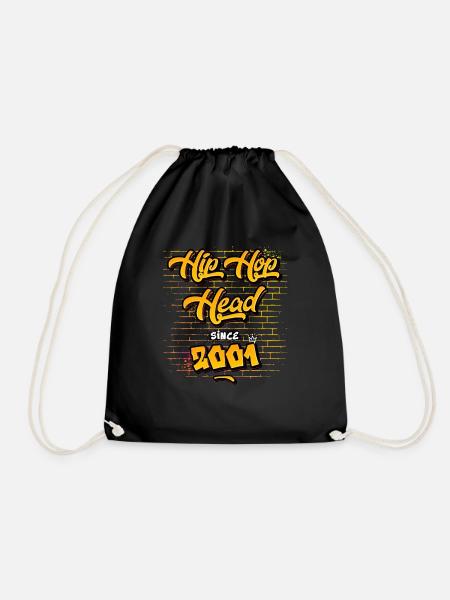 Tête de hip-hop depuis 2001 - 24 ans de Fire Beats - Sac de sport léger - noir
