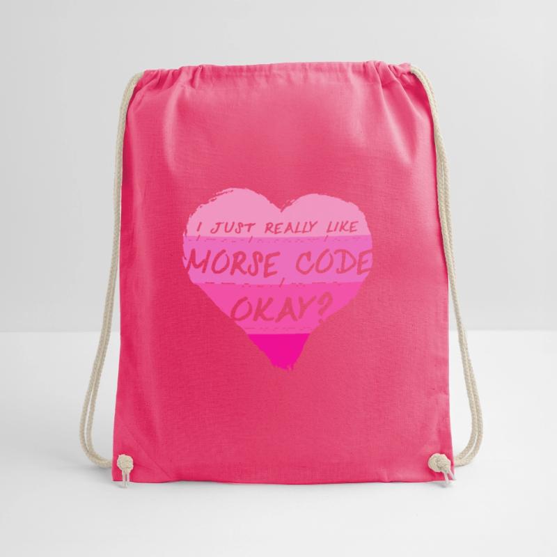 Morsecode J’aime vraiment le code Morse, d’accord ? Sac de sport léger