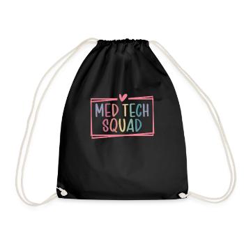 Med Tech Squad Drôle Scientifique de laboratoire Médical - Sac de sport léger - noir - Devant