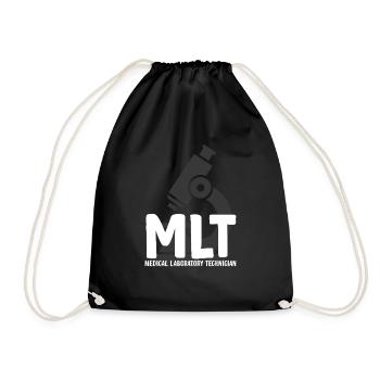 Technicien de laboratoire médical drôle MLT médical - Sac de sport léger - noir - Devant