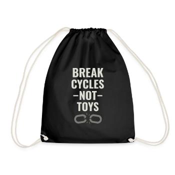 Emotionally Available Father Sanfter - Drawstring Bag - black - Front