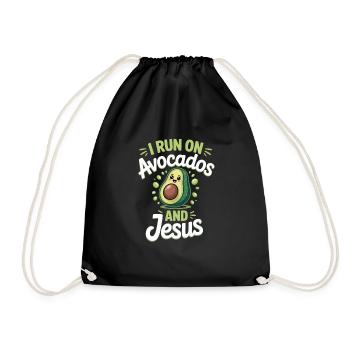 Avocat Jésus Foi Chrétien - Sac de sport léger - noir - Devant