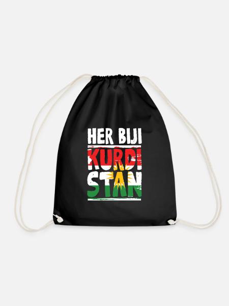 Her Biji Kurdistan Kurde Kurden - Turnbeutel - Schwarz