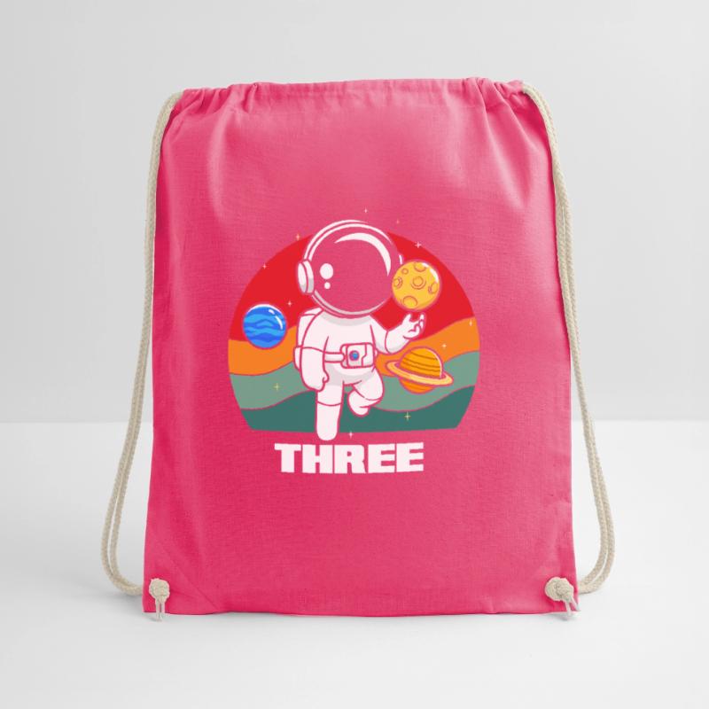 Space adventure for young explorers Drawstring Bag