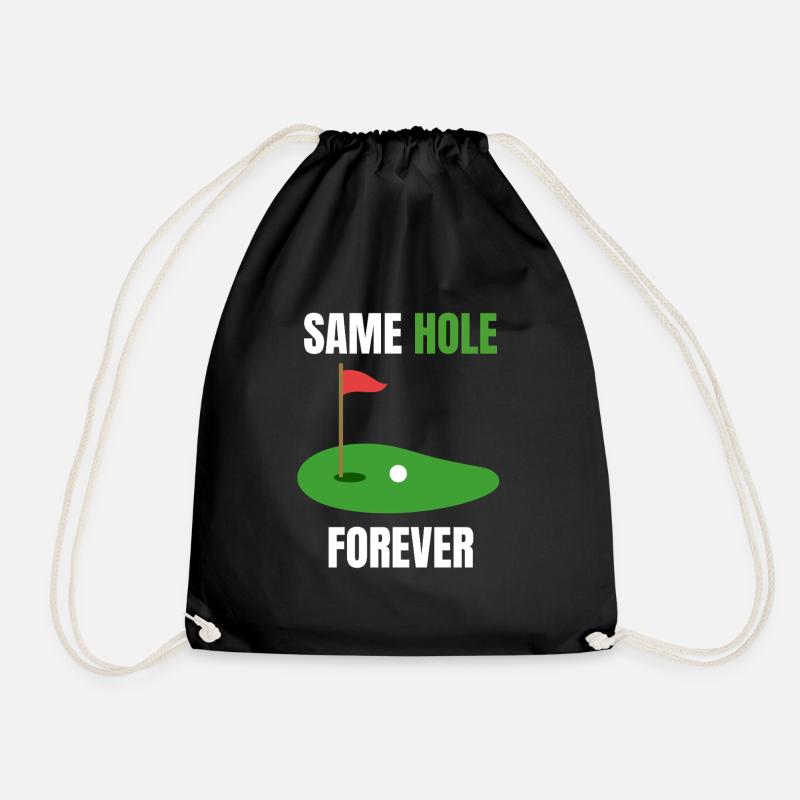 Same Hole Forever – Junggesellenabschied - Turnbeutel - Schwarz