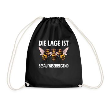 La situation est l’ivresse - Sac de sport léger - noir - Devant