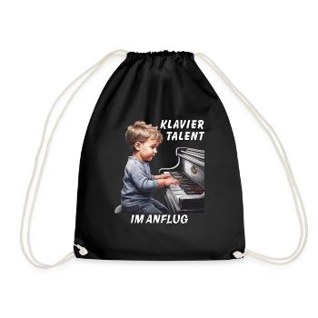UN TALENT DE PIANO EN ROUTE - Sac de sport léger - noir - Devant