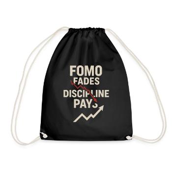 FOMO Faibles La discipline porte ses fruits - Trader - Sac de sport léger - noir - Devant