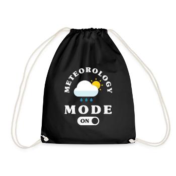 Météorologie amusante Passionnés de météo - Sac de sport léger - noir - Devant
