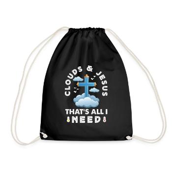 Météorologie amusante Passionnés de météo - Sac de sport léger - noir - Devant