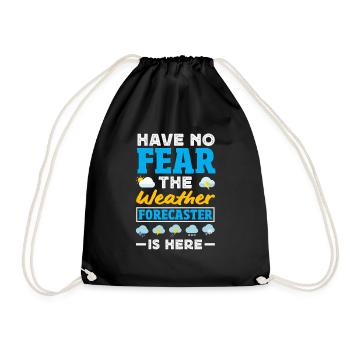 Météorologie amusante Passionnés de météo - Sac de sport léger - noir - Devant