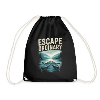 Escape Ordinary Nature Adventure Chemise - Sac de sport léger - noir - Devant