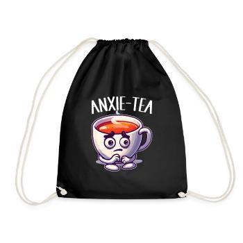 Anxiety disorder Anxiety disorder - Drawstring Bag - black - Front