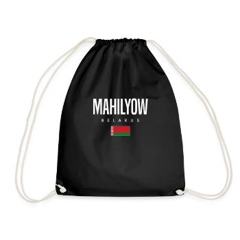 Mahilyow Belarus Weißrussland - Turnbeutel - Schwarz - Vorne