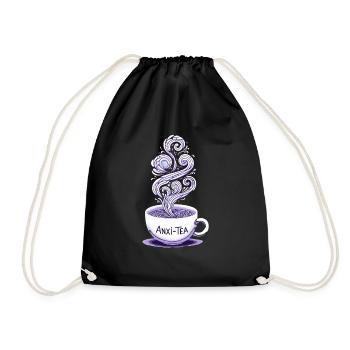Anxiety disorder Anxiety disorder - Drawstring Bag - black - Front