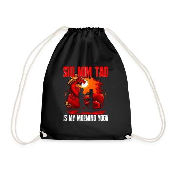 Wing Chun Siu Nim Tao - Turnbeutel - Schwarz - Vorne