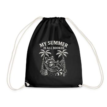 Mon été est complet - Book Lovers - Sac de sport léger - noir - Devant