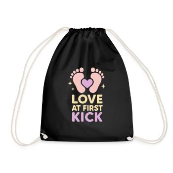 Unplanned Parents Club New Baby Life Gift - Drawstring Bag - black - Front